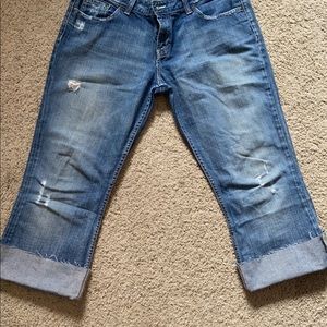 Buckle jean -BKE, distressed cropped, 34” waits